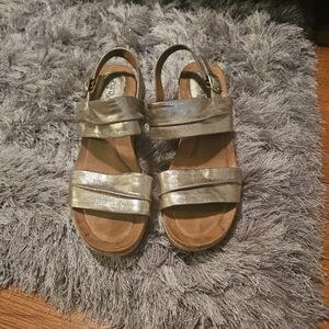 Metallic Sandals